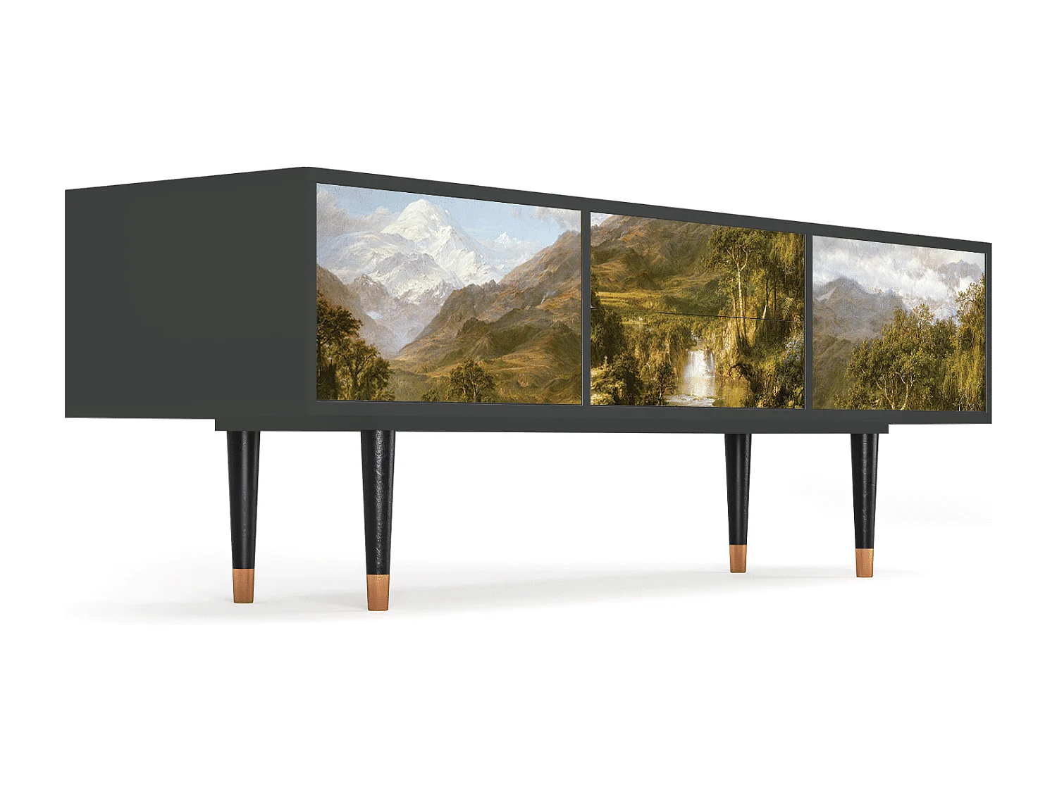 Meuble TV - 170х59х48 cm - T4 - The Heart of the Andes , Anthracite