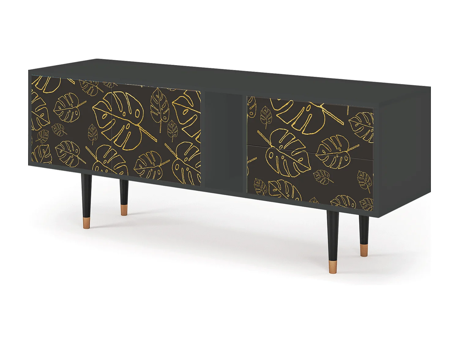 Meuble TV - 170х69х48 cm - T1 - Fall Of The Leaves, Anthracite