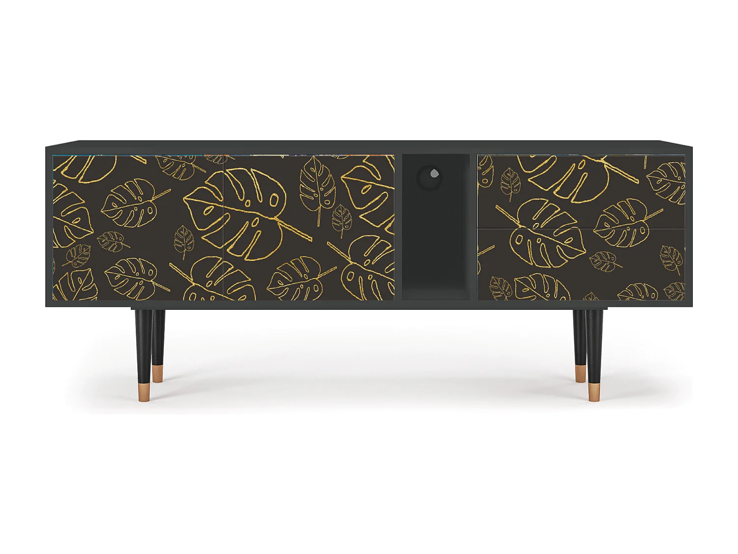 Mobile TV - 170х69х48 cm - T1 - Fall Of The Leaves, Antracite