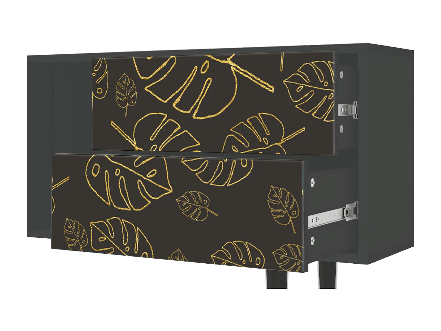 Mobile TV - 170х69х48 cm - T1 - Fall Of The Leaves, Antracite