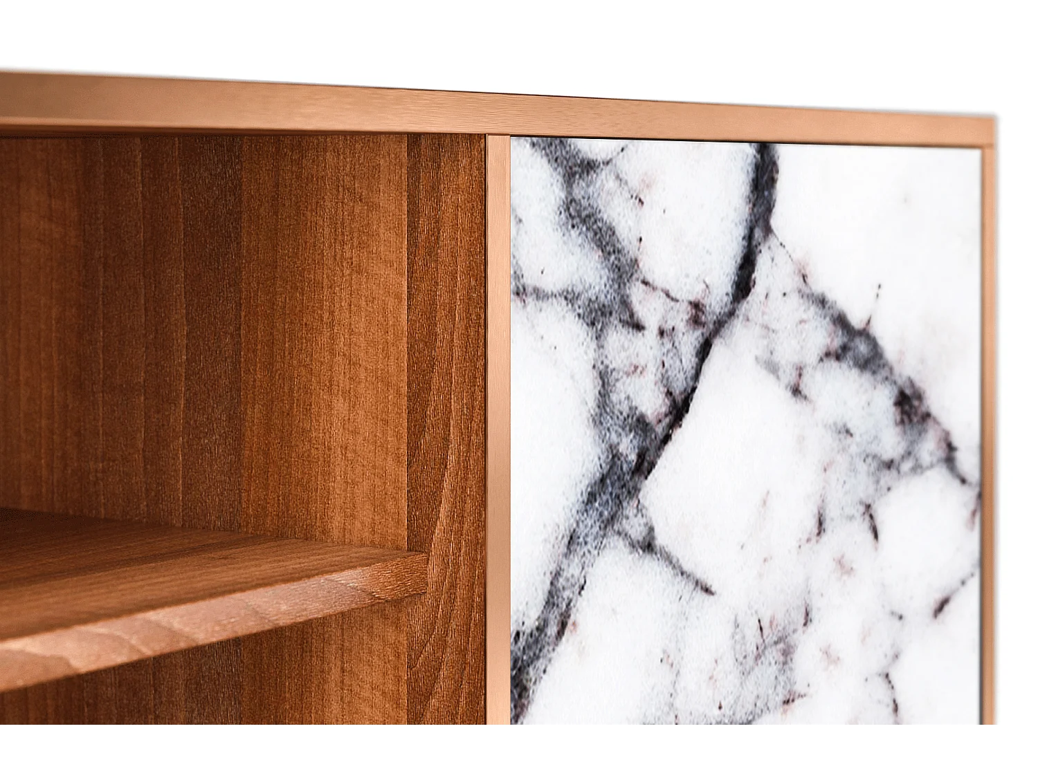 Mobile TV - 170х69х48 cm - T2 - Raven Marble, Noce