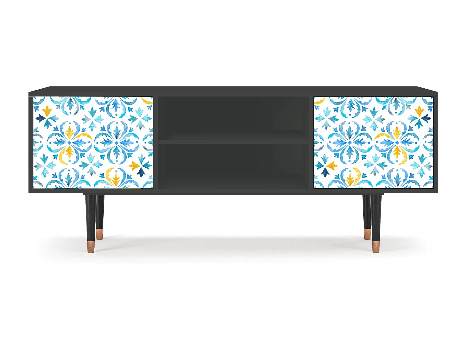 Mueble de TV - 170х69х48 cm - T2 - Lisbon Flover, Antracita