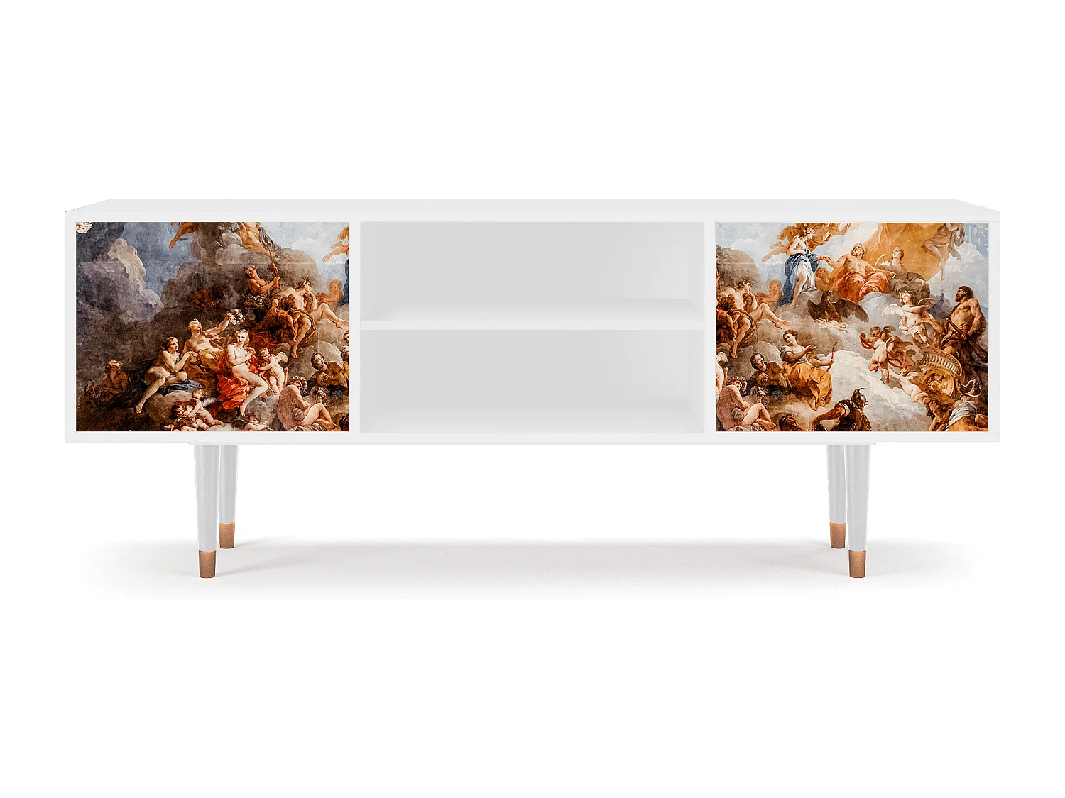 Mueble de TV - 170х69х48 cm - T2 - Versailles, Branco