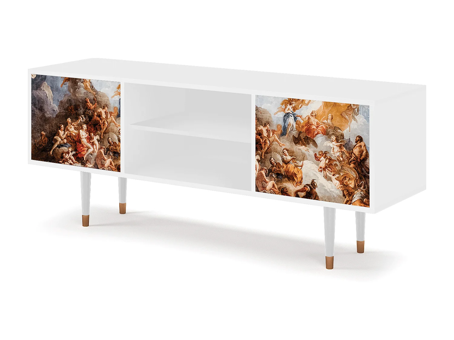 Mueble de TV - 170х69х48 cm - T2 - Versailles, Branco