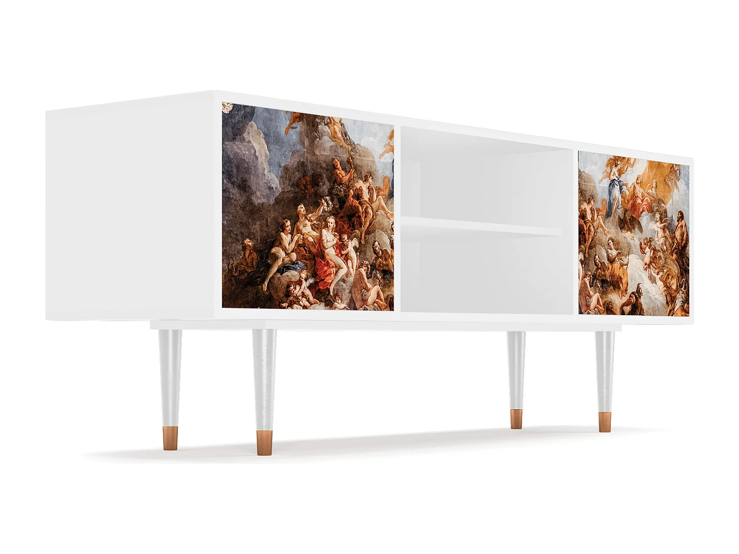 Mueble de TV - 170х69х48 cm - T2 - Versailles, Branco