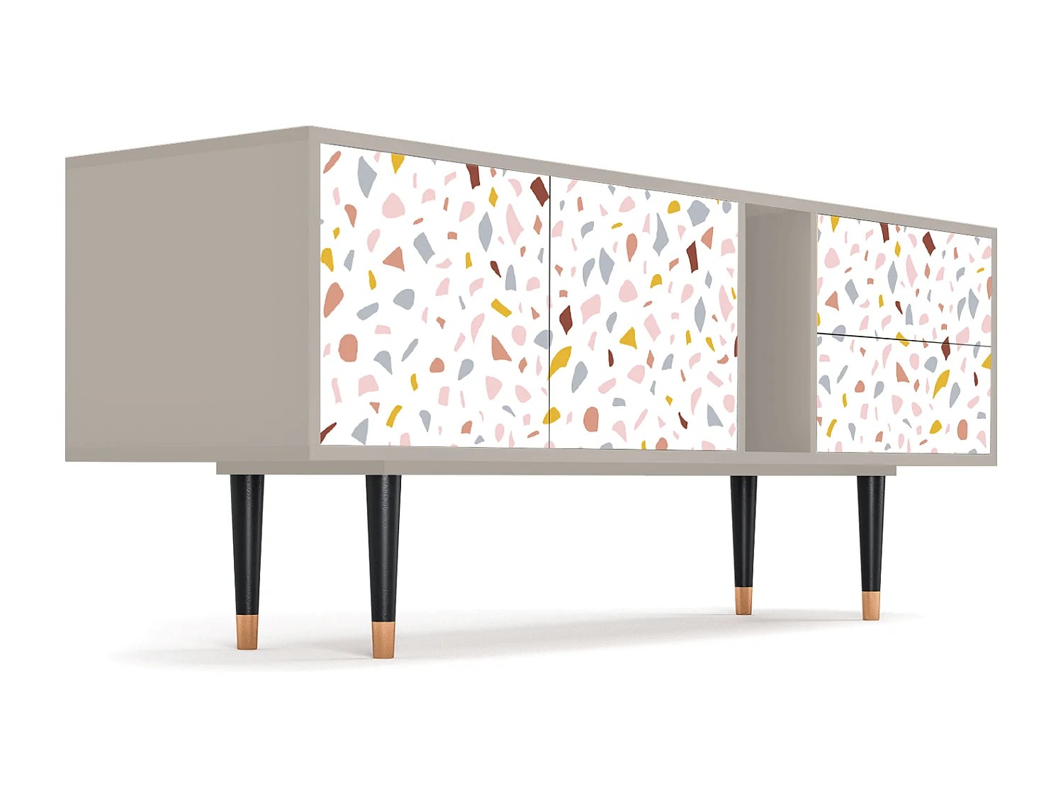 Mobile TV - 170х69х48 cm - T1 - Marmelade Cheese, Sabbia