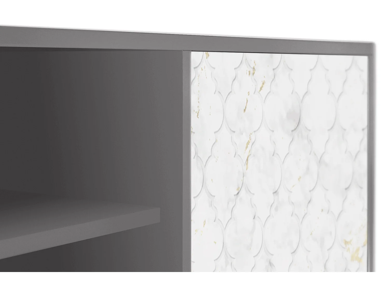 TV-meubel - 170х69х48 cm - T2 - Sweet Cotton, Grijs