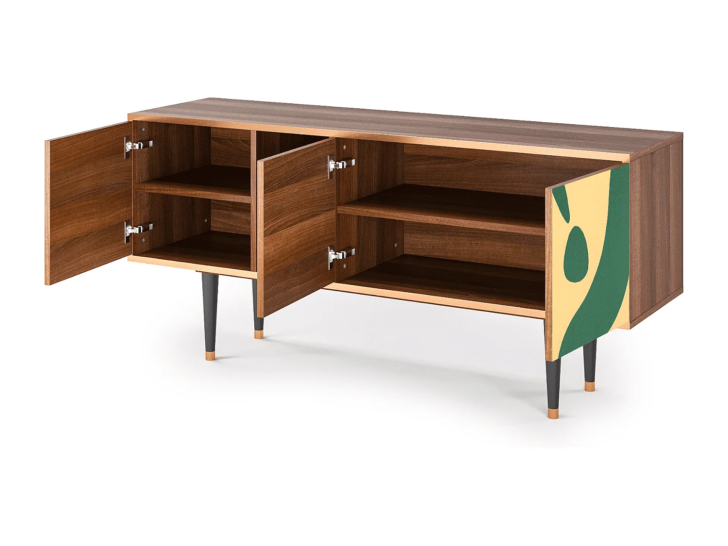 Meuble TV - 150х69х41 cm - T5 - Constellations by Arp, Noyer