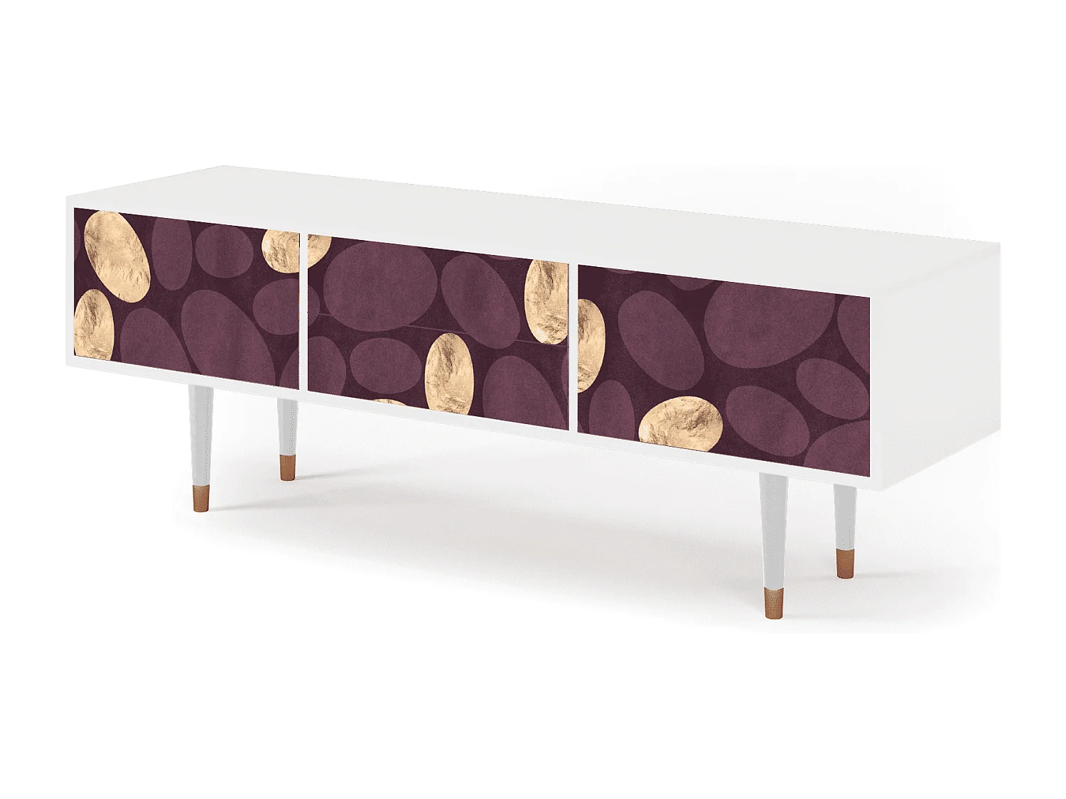 Meuble TV - 170х59х48 cm - T4 - Fine Wine, Blanc