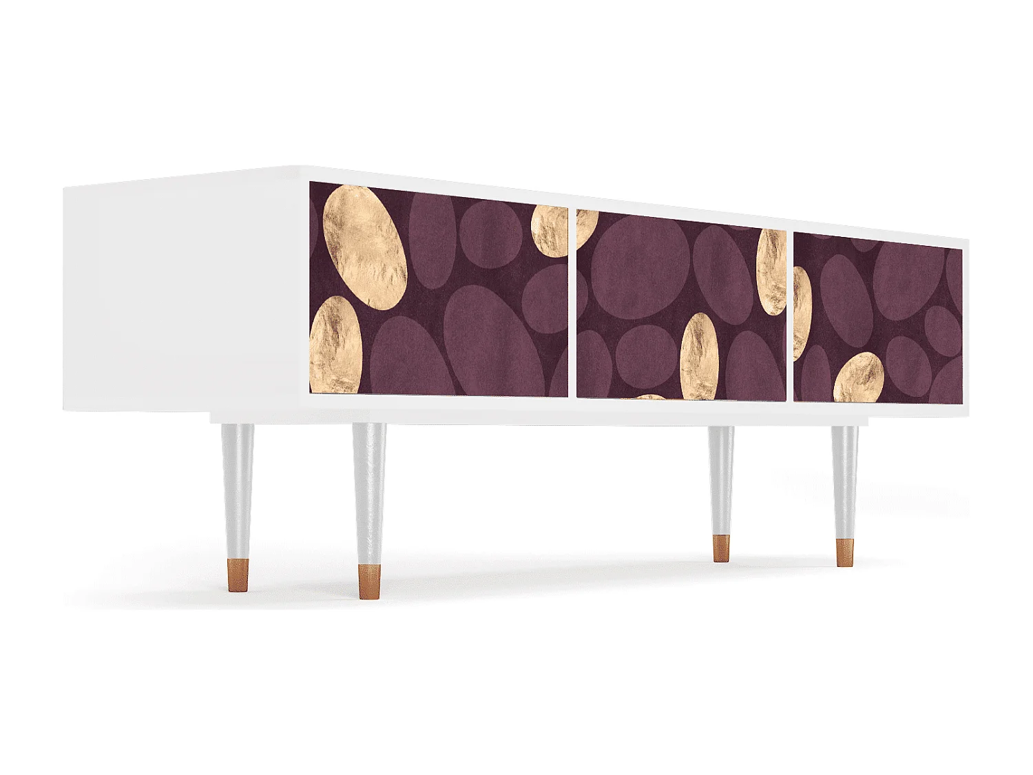 Meuble TV - 170х59х48 cm - T4 - Fine Wine, Blanc