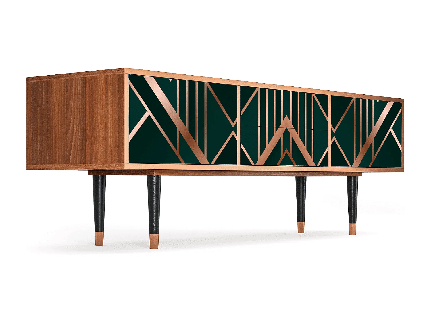 Meuble TV - 170х59х48 cm - T4 - Emerald Gatsby, Noyer