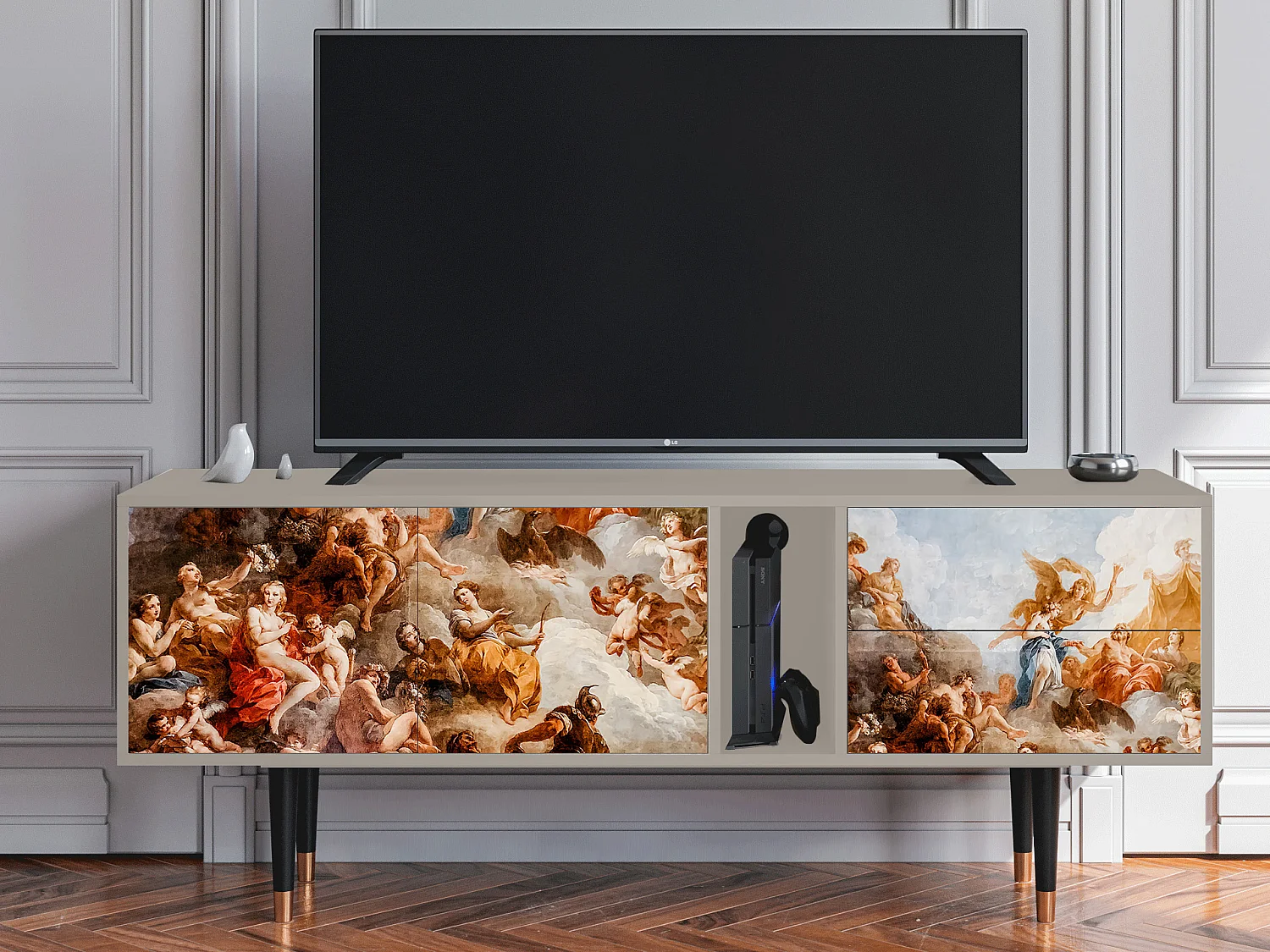 Mueble de TV - 170х69х48 cm - T1 - Versailles, Areia