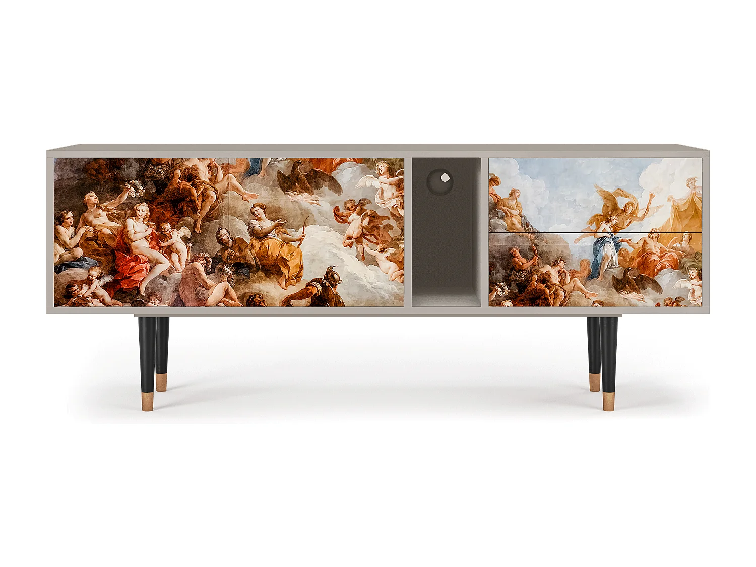 Mueble de TV - 170х69х48 cm - T1 - Versailles, Areia