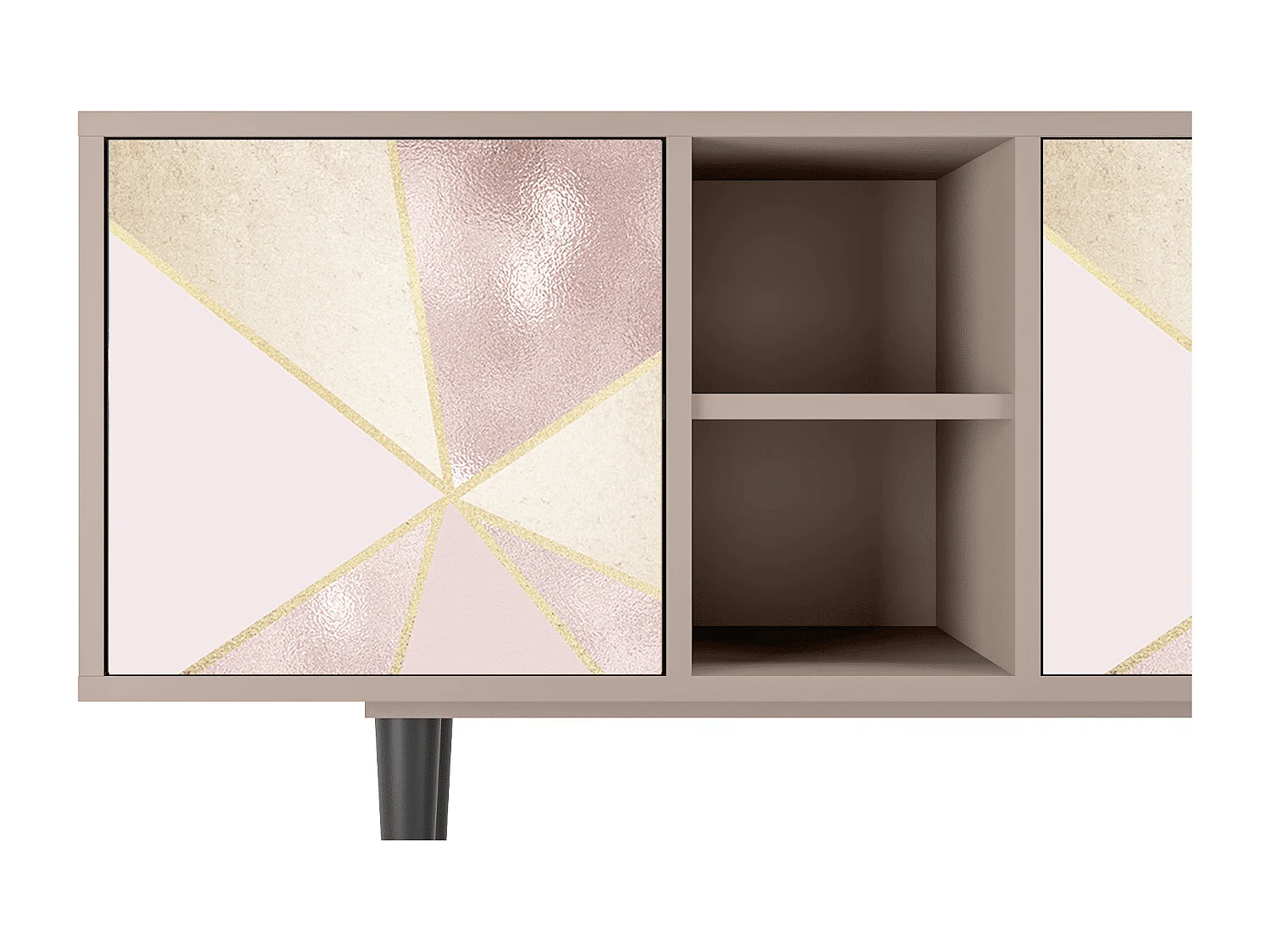 Meuble TV - 150х69х41 cm - T5 - Cosmopolitan Diva, Latte