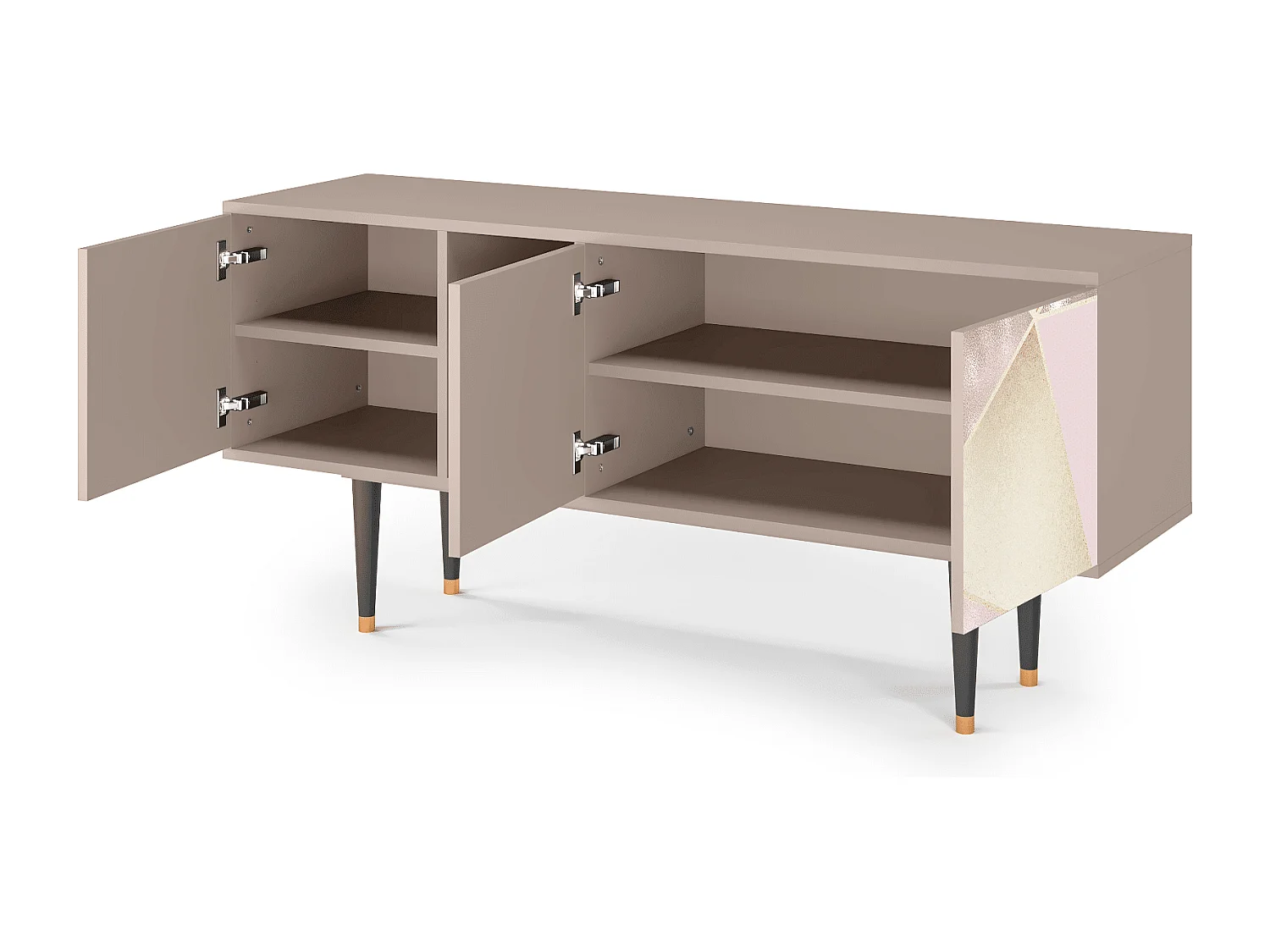 Meuble TV - 150х69х41 cm - T5 - Cosmopolitan Diva, Latte