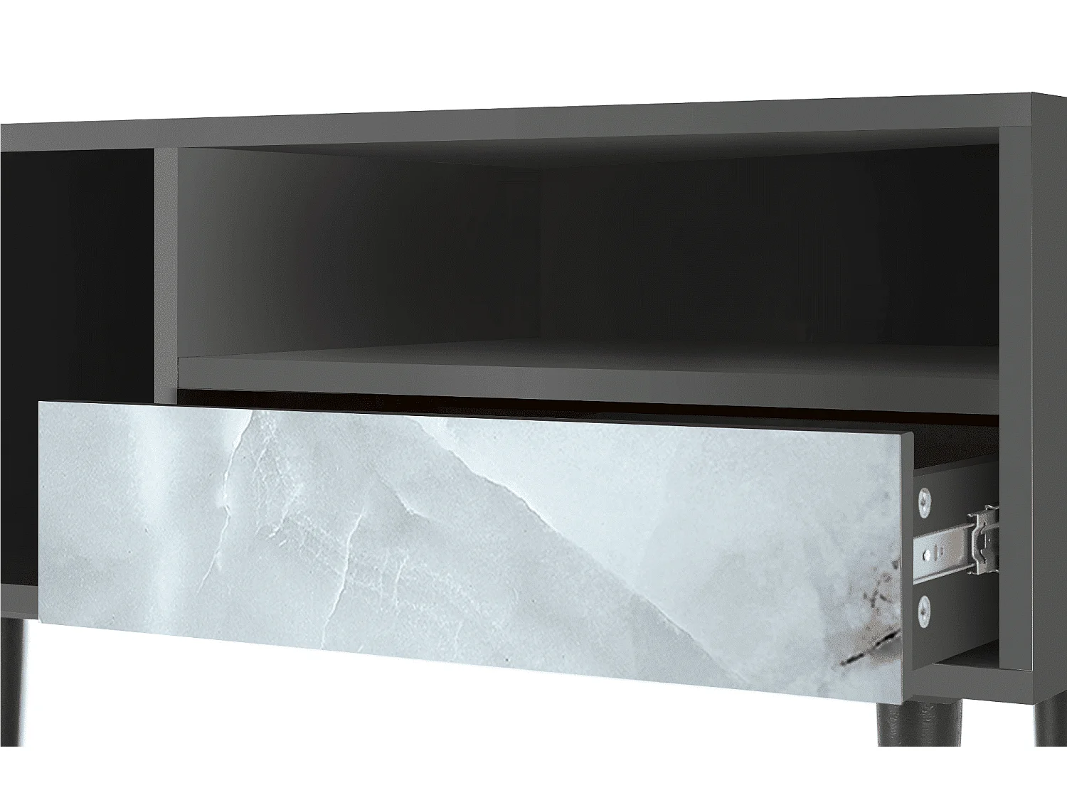 Mobile TV - 115х59х48 cm - T3 - The Onyx, Antracite