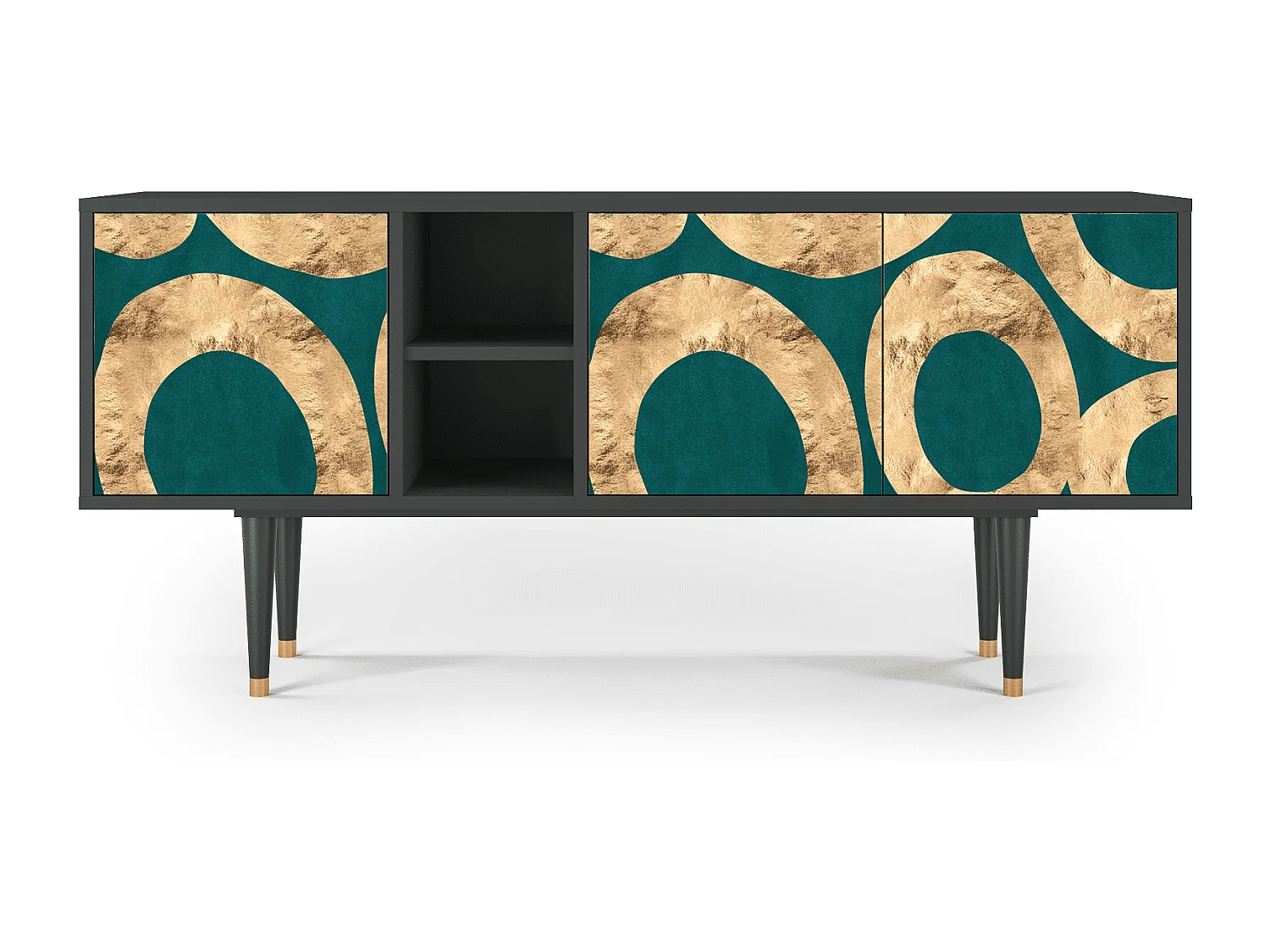 Mueble de TV - 150х69х41 cm - T5 - Zircon Sphere, Antracite