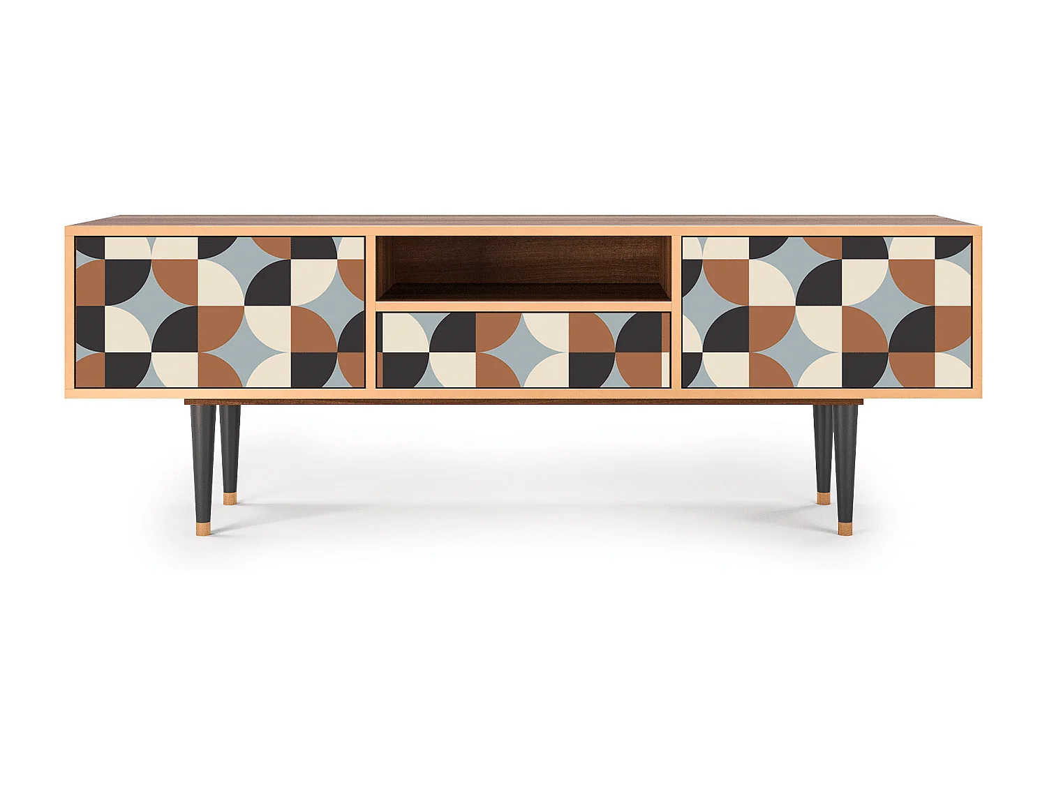 Meuble TV - 170х59х41 cm - T6 - Brown Sensation, Noyer