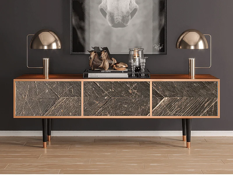 Meuble TV - 170х59х48 cm - T4 - Wise Tree, Noyer