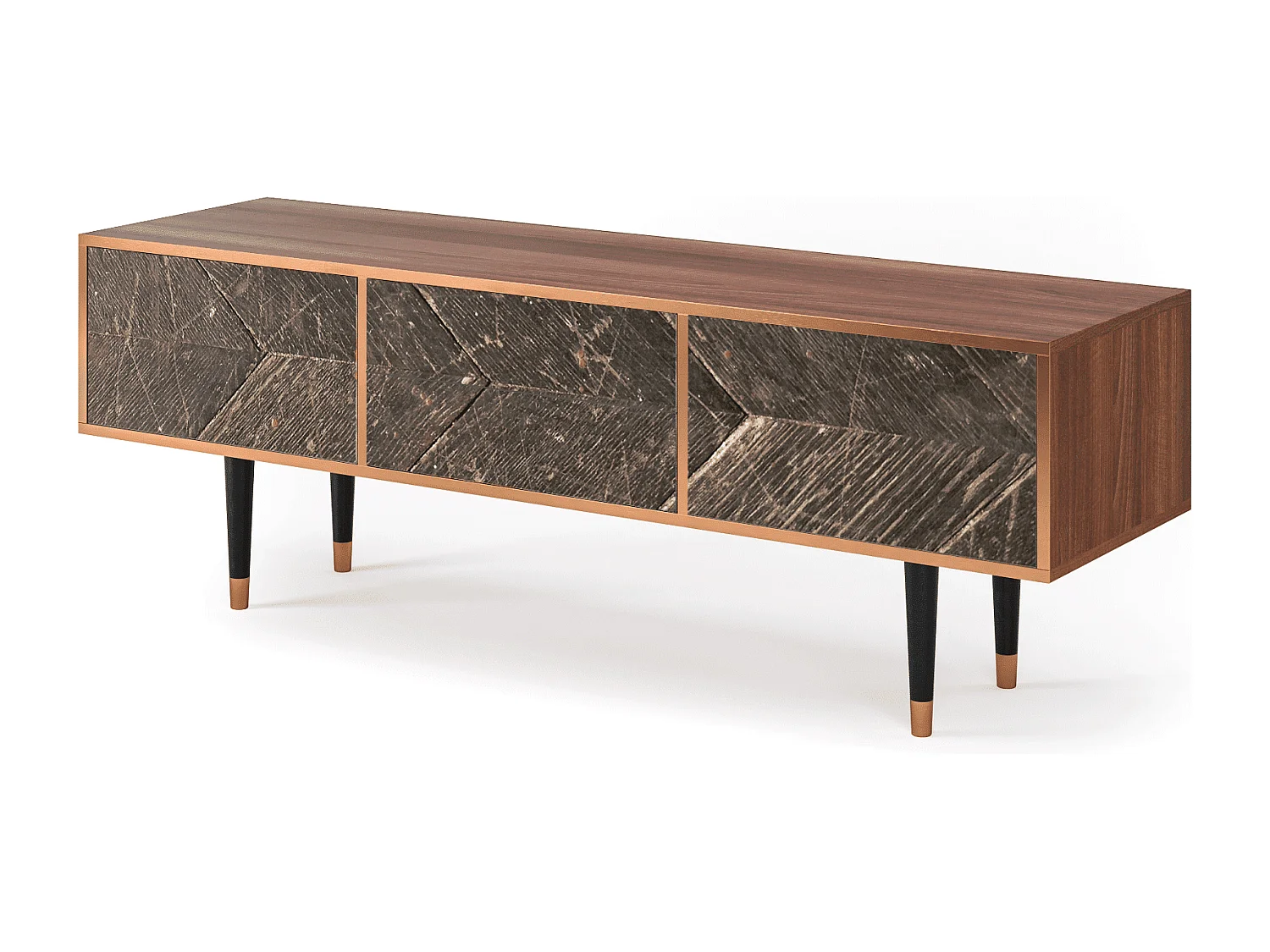 Szafka RTV - 170х59х48 cm - T4 - Wise Tree, Orzech