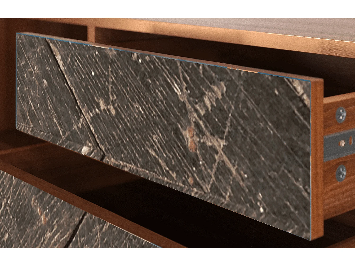 Szafka RTV - 170х59х48 cm - T4 - Wise Tree, Orzech