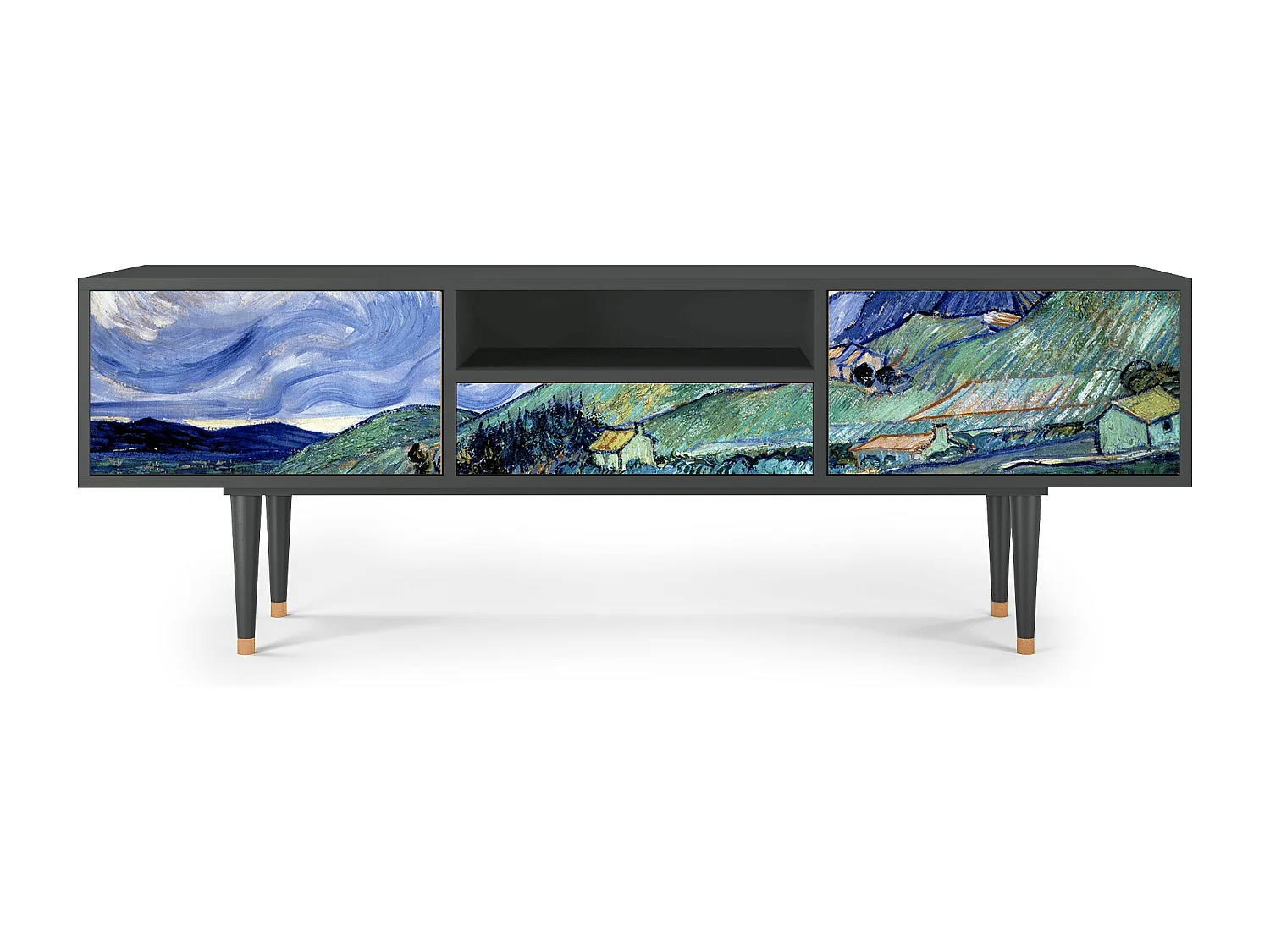Mobile TV - 170х59х41 cm - T6 - Landscape, Antracite