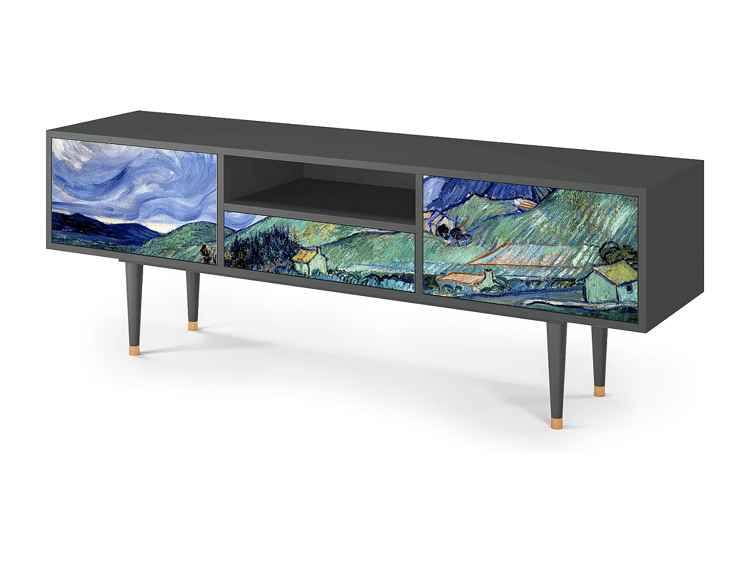 Mobile TV - 170х59х41 cm - T6 - Landscape, Antracite