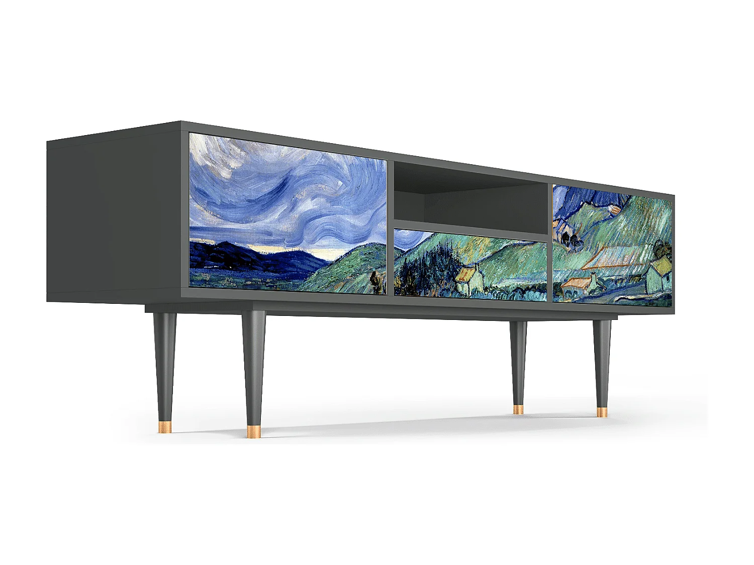 Mobile TV - 170х59х41 cm - T6 - Landscape, Antracite