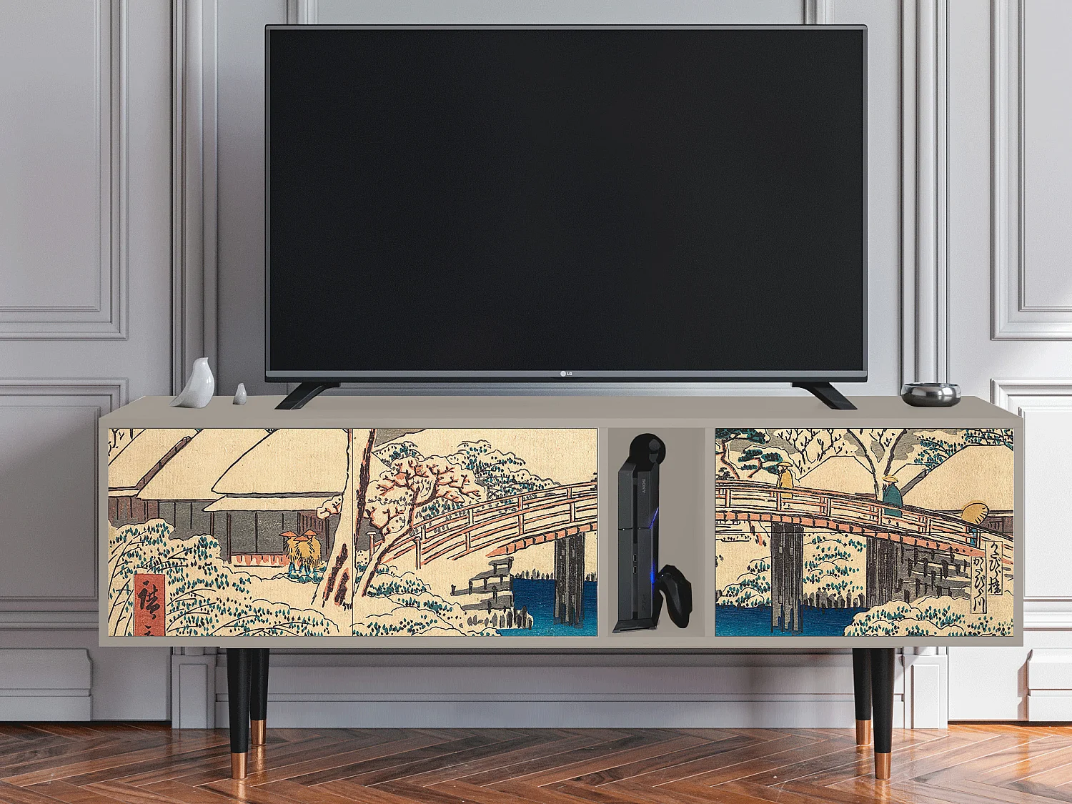 TV-Möbel - 170х69х48 cm - T1 - Katabira River, Sand