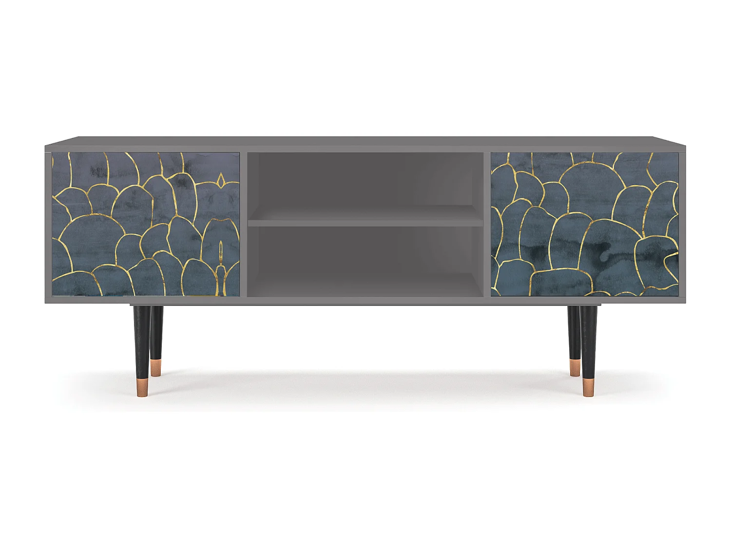 Meuble TV - 170х69х48 cm - T2 - Blue Lagoon, Gris