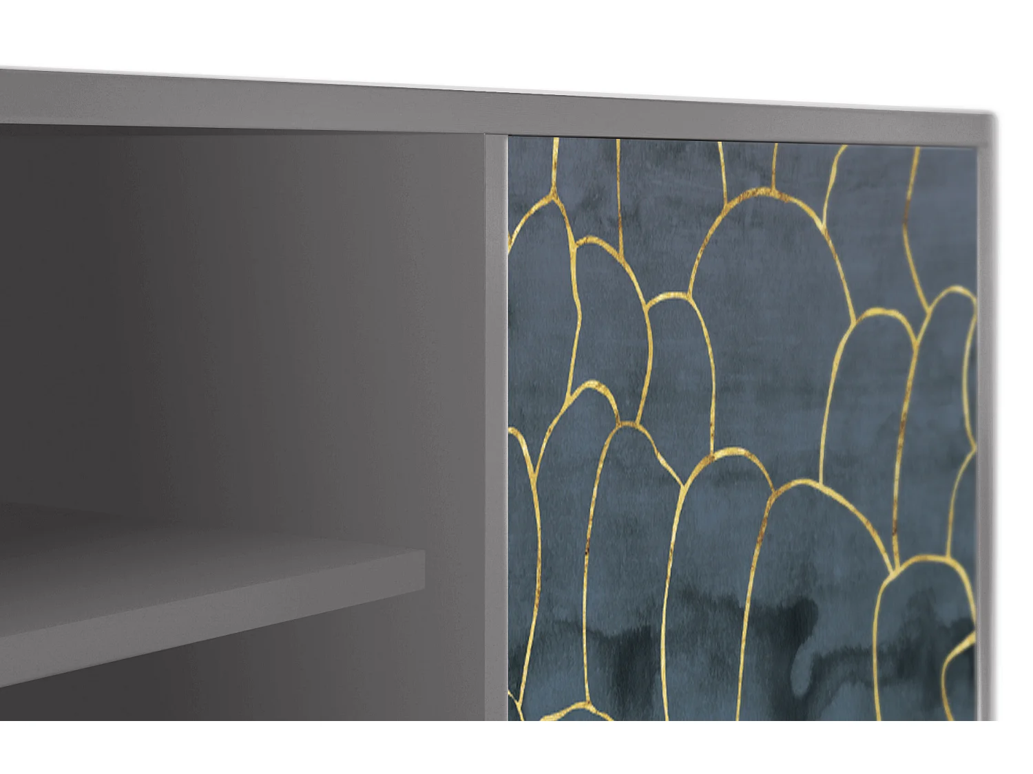 Meuble TV - 170х69х48 cm - T2 - Blue Lagoon, Gris