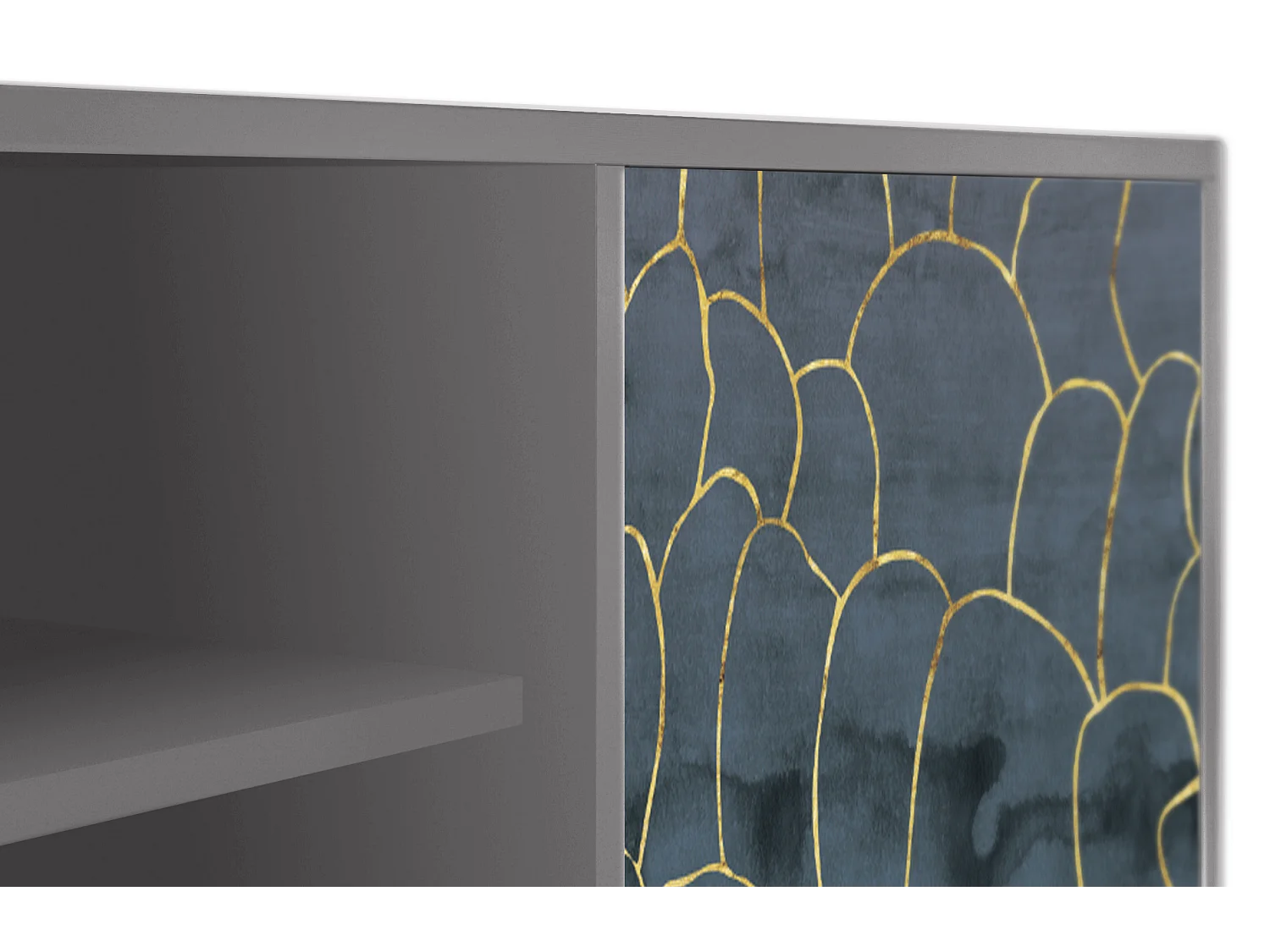 Mobile TV - 170х69х48 cm - T2 - Blue Lagoon, Grigio