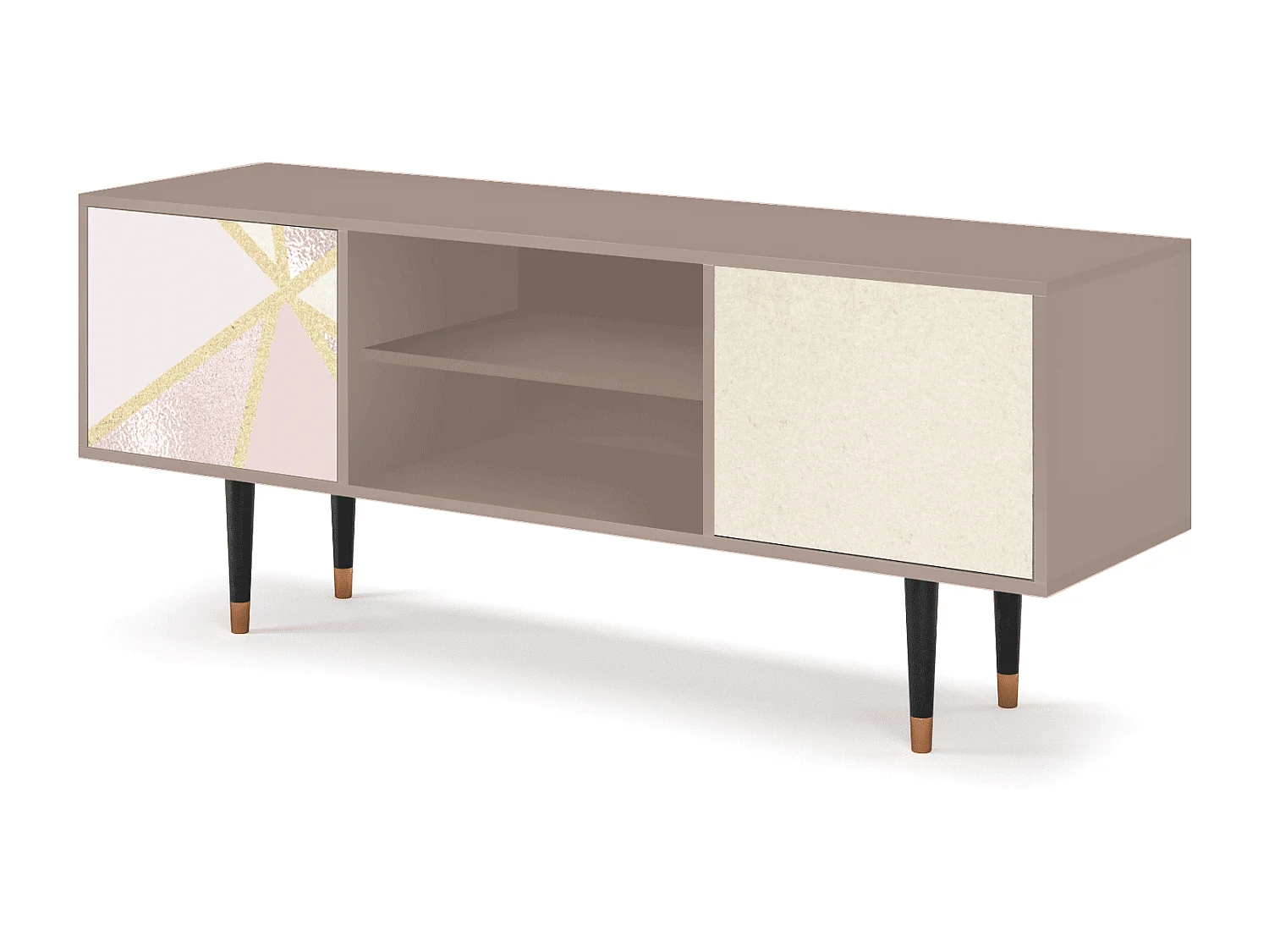 Meuble TV - 170х69х48 cm - T2 - Cosmopolitan Diva, Latte