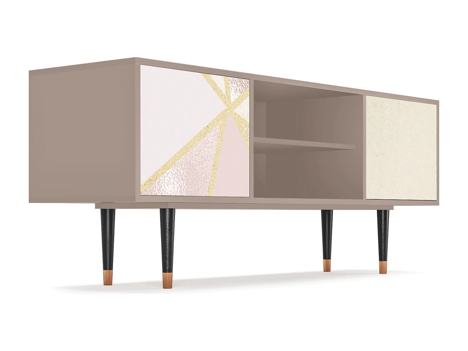 Meuble TV - 170х69х48 cm - T2 - Cosmopolitan Diva, Latte