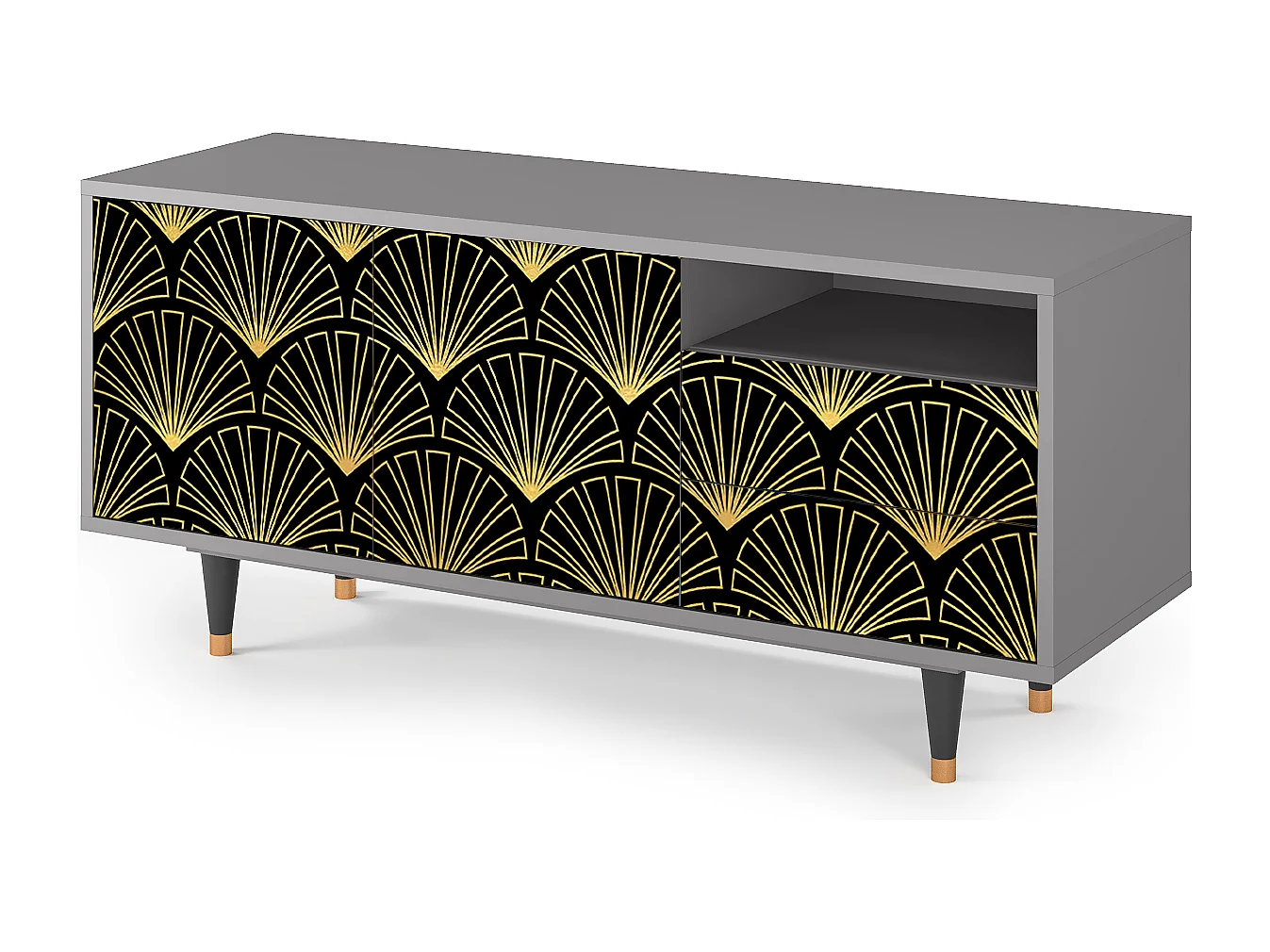 Mobile TV - 125х56х41 cm - T7 - Bird of Juno, Grigio