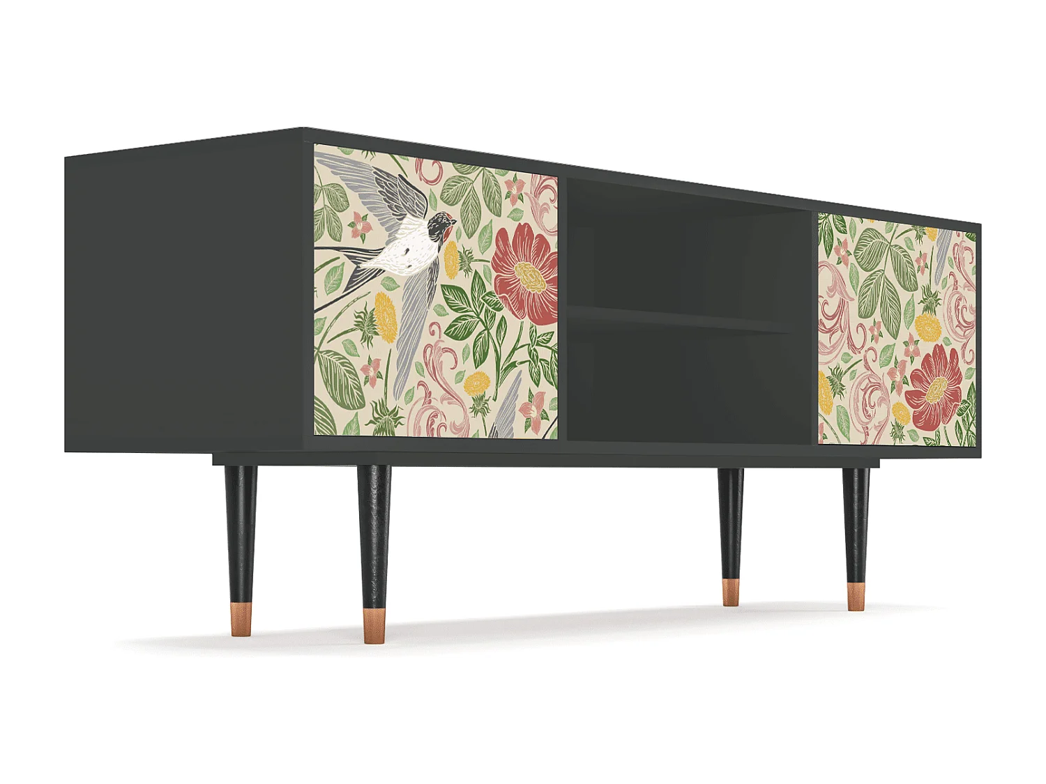 Mueble de TV - 170х69х48 cm - T2 - Spring Swallow, Antracite