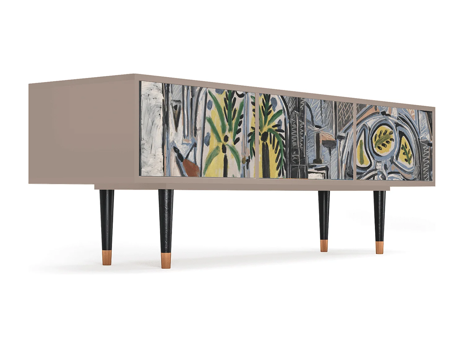 Szafka RTV - 170х59х48 cm - T4 - The Studio , Latte