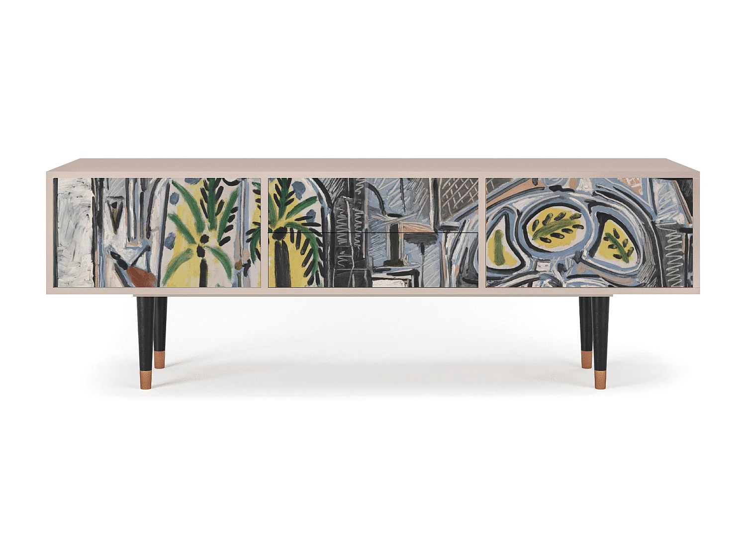 Szafka RTV - 170х59х48 cm - T4 - The Studio , Latte