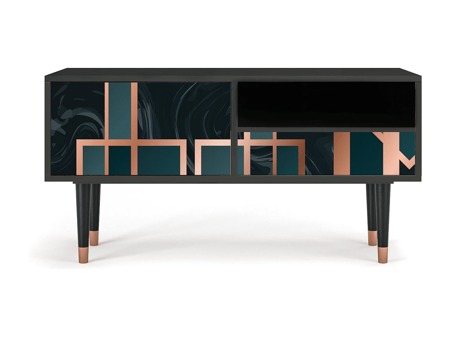 TV-Möbel - 115х59х48 cm - T3 - Emerald Metro, Anthrazit