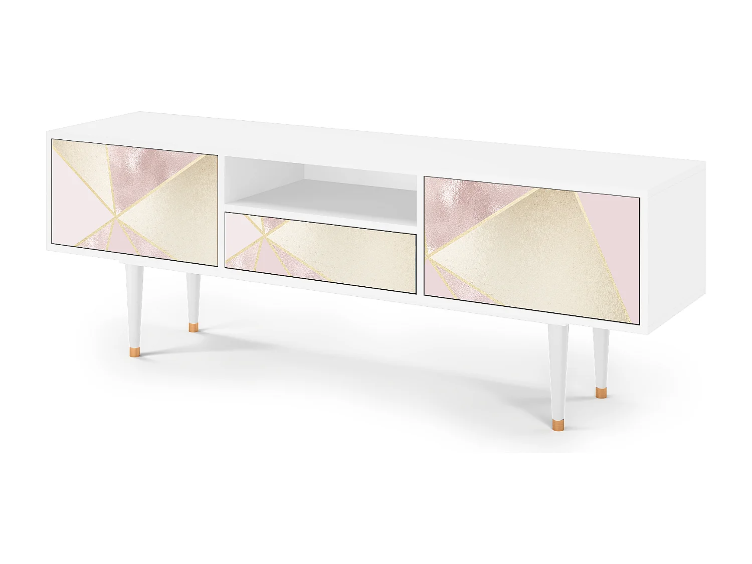 Meuble TV - 170х59х41 cm - T6 - Cosmopolitan Diva, Blanc