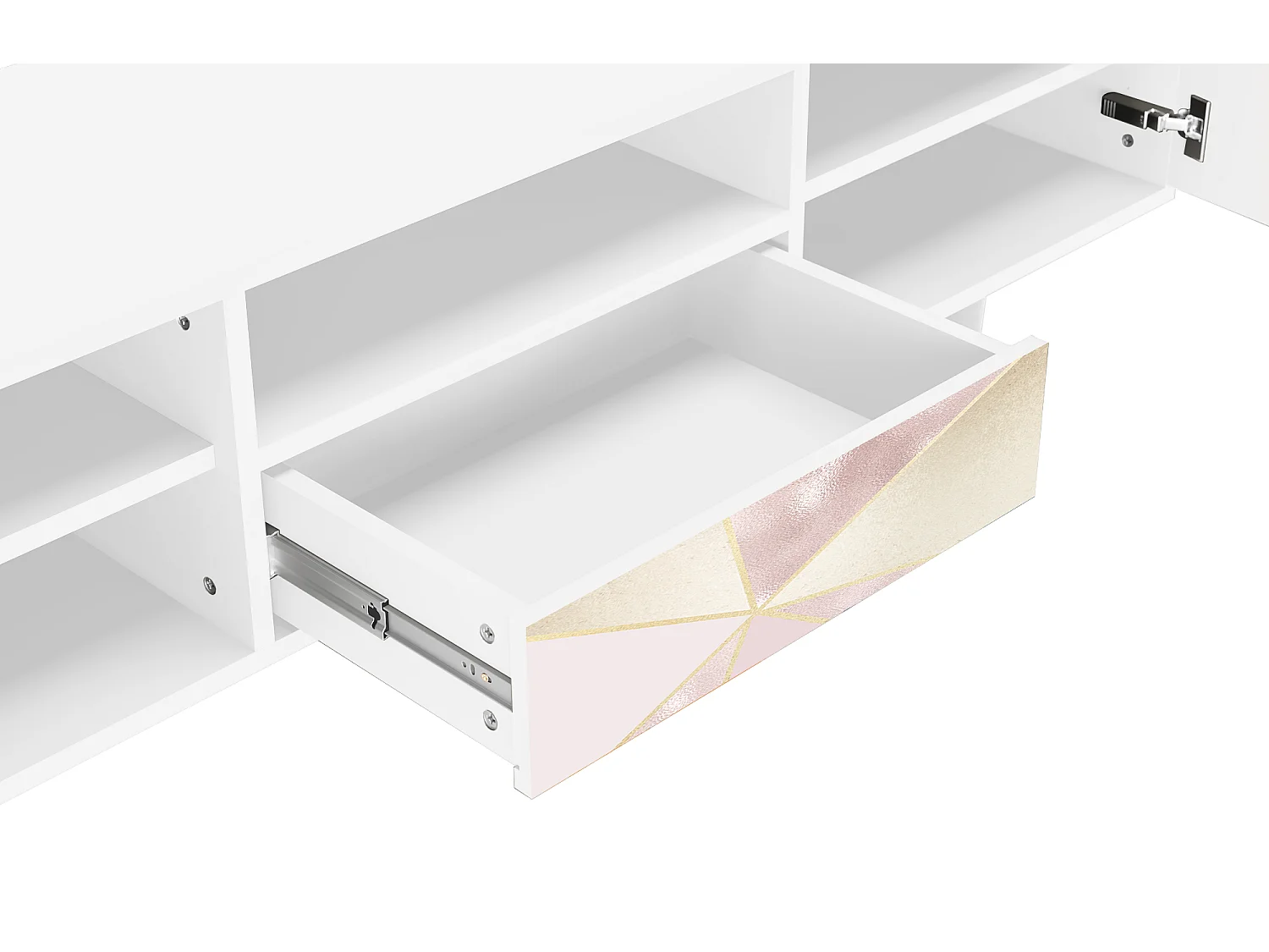 Meuble TV - 170х59х41 cm - T6 - Cosmopolitan Diva, Blanc