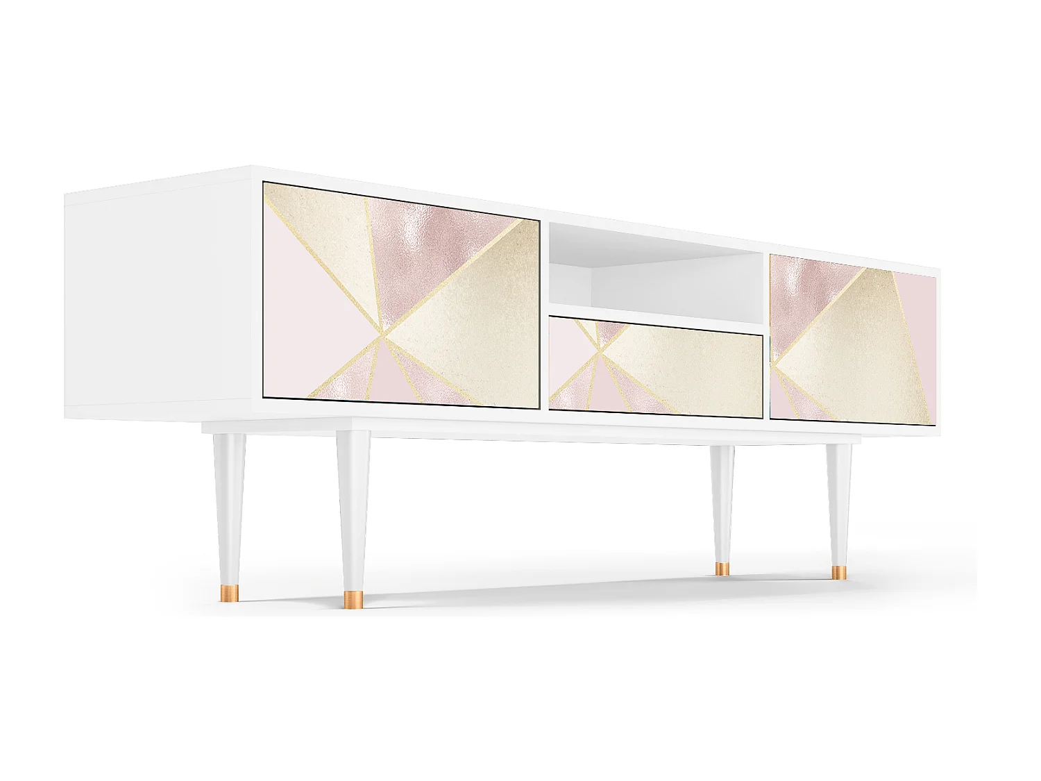 Meuble TV - 170х59х41 cm - T6 - Cosmopolitan Diva, Blanc