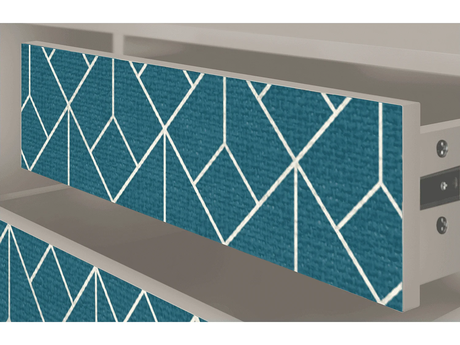 TV-Möbel - 170х59х48 cm - T4 - Turquoise Geometry, Sand