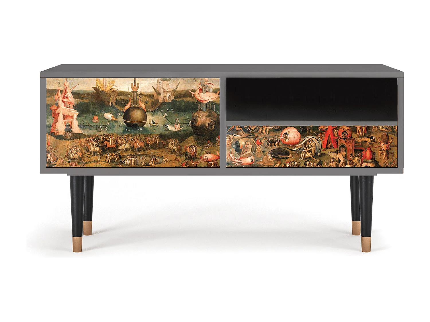 TV-Möbel - 115х59х48 cm - T3 - Garden of Delights , Grau