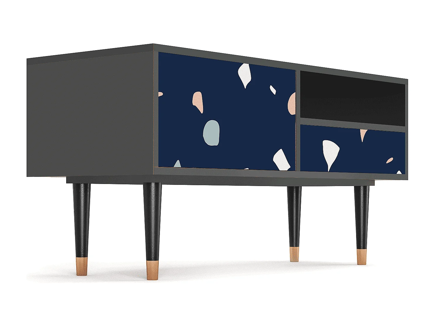 TV-Möbel - 115х59х48 cm - T3 - Space Satellites, Anthrazit