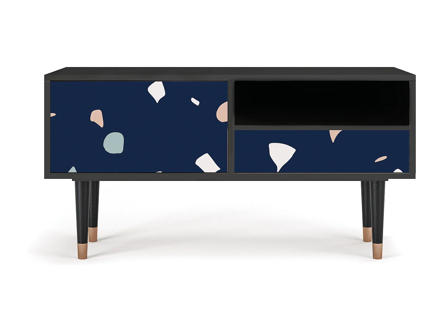 Szafka RTV - 115х59х48 cm - T3 - Space Satellites, Antracyt