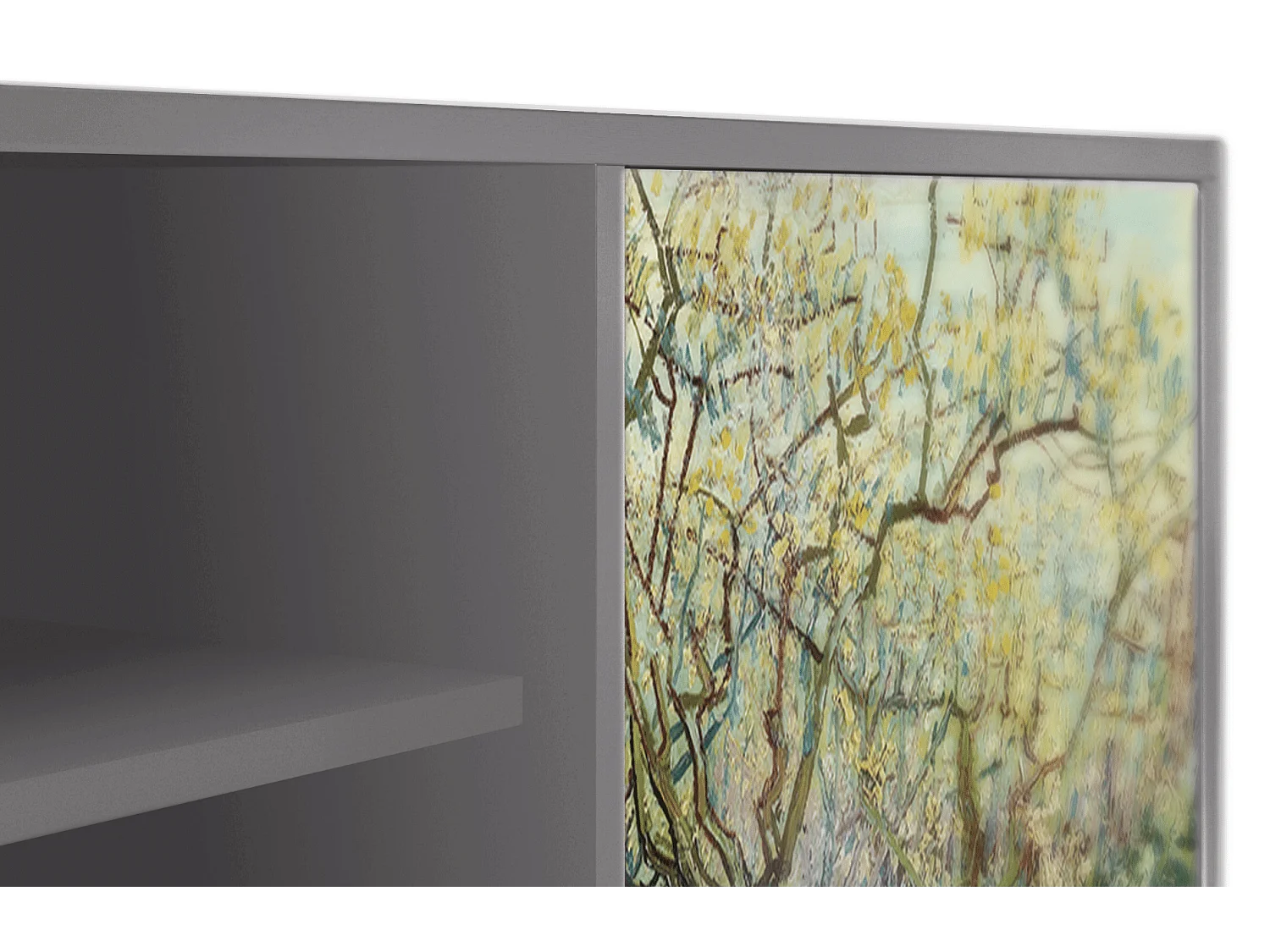 Mobile TV - 170х69х48 cm - T2 - The Bianco Orchard, Grigio