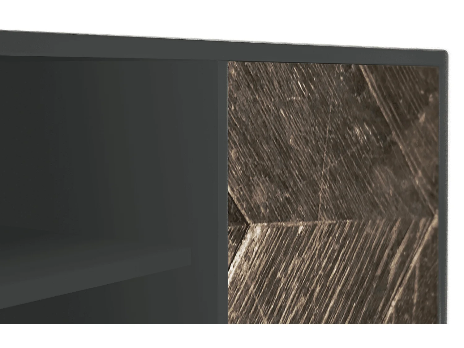 Szafka RTV - 170х69х48 cm - T2 - Wise Tree, Antracyt