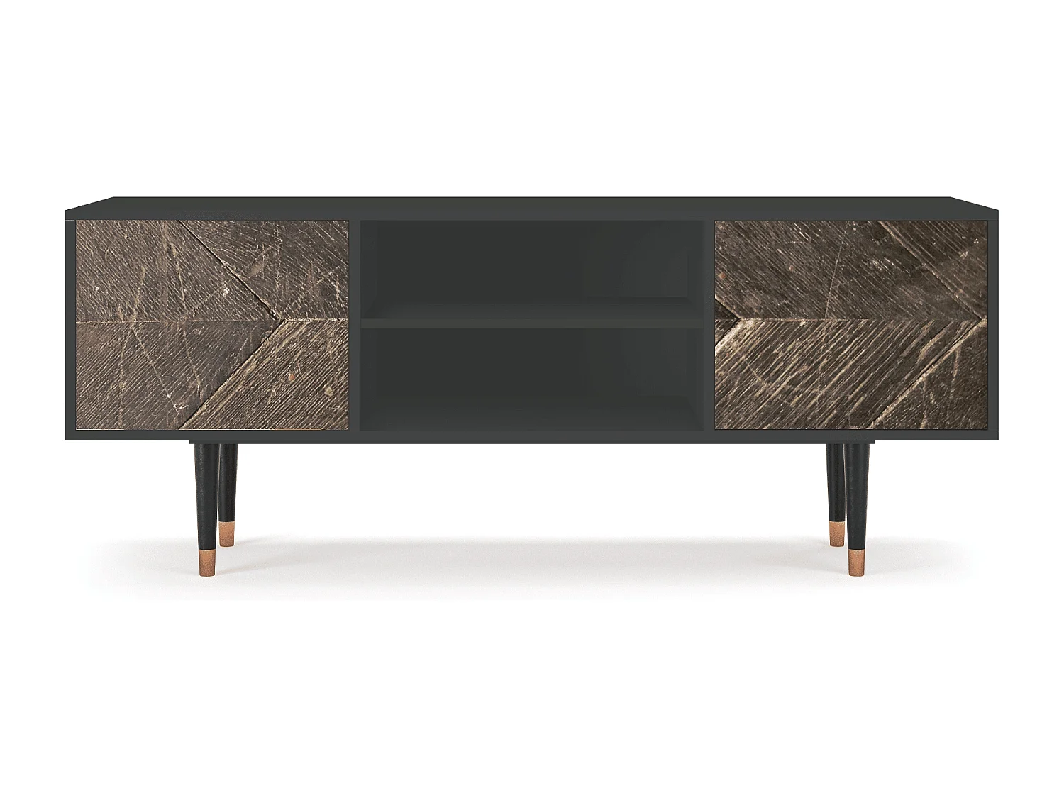 Meuble TV - 170х69х48 cm - T2 - Wise Tree, Anthracite