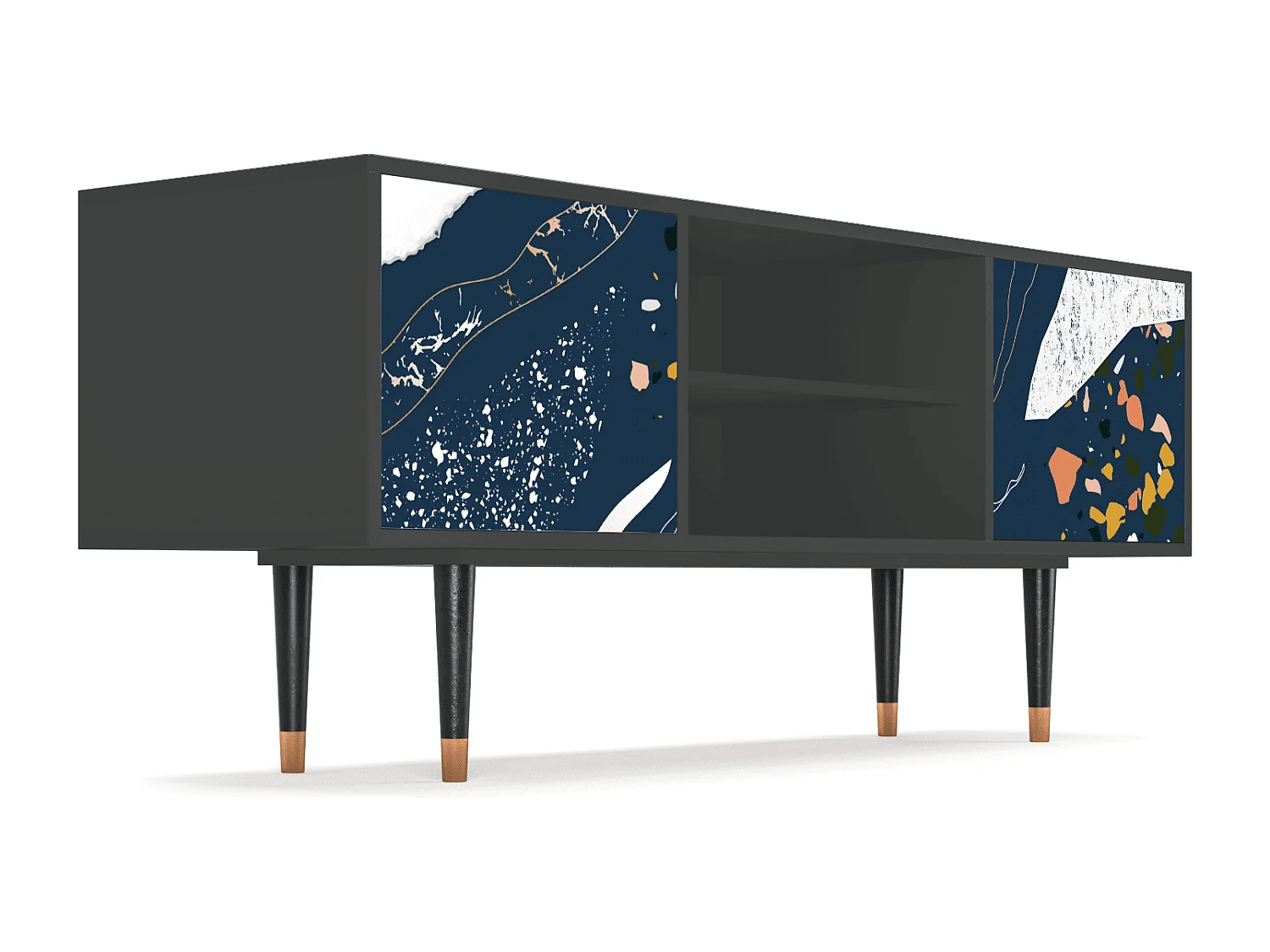 Meuble TV - 170х69х48 cm - T2 - Nude Iceberg, Anthracite